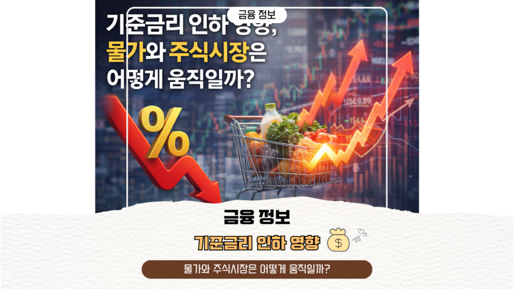 기준금리 인하 영향, 물가와 주식시장은 어떻게 움직일까?