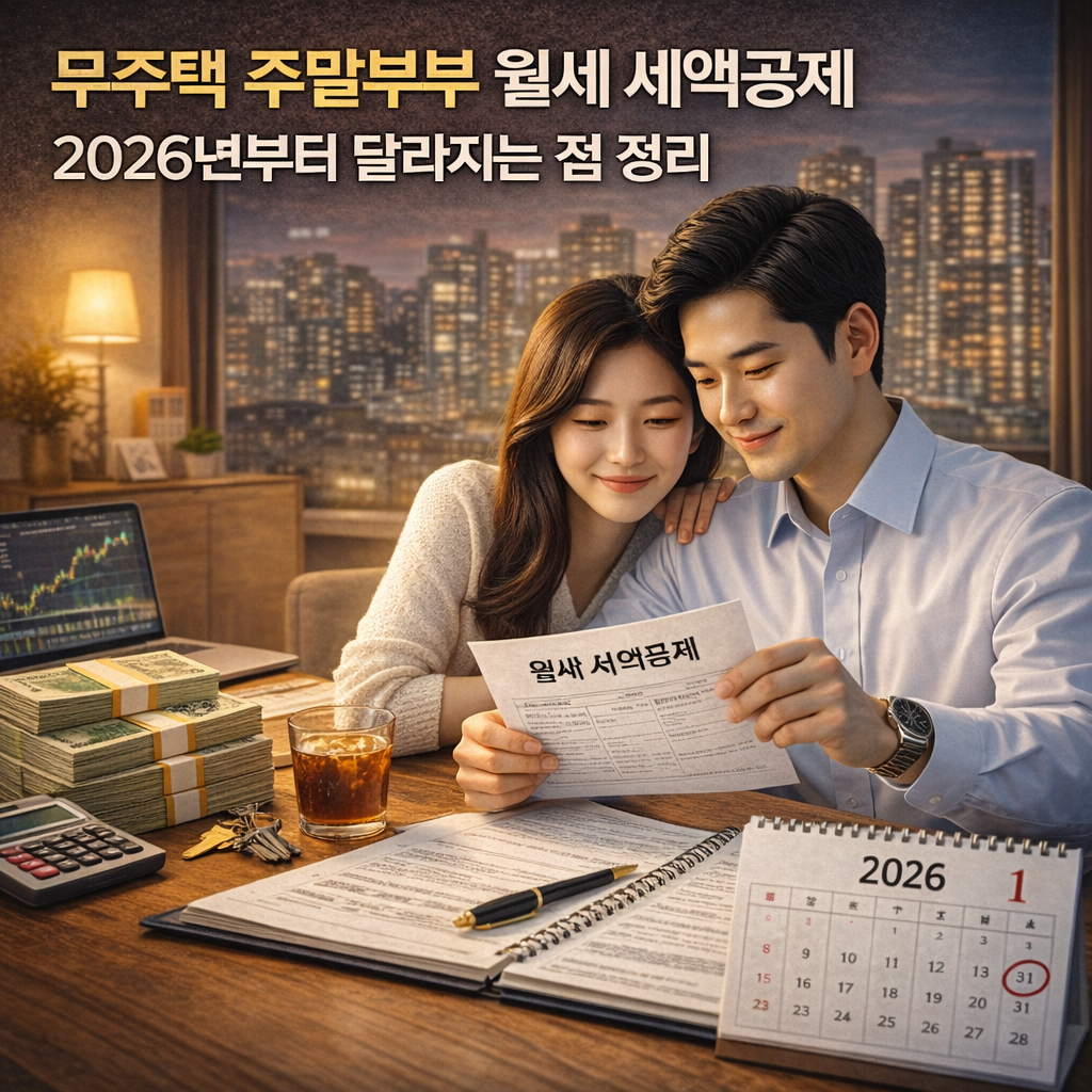 무주택 주말부부 월세 세액공제 2026년부터 달라지는 점 정리