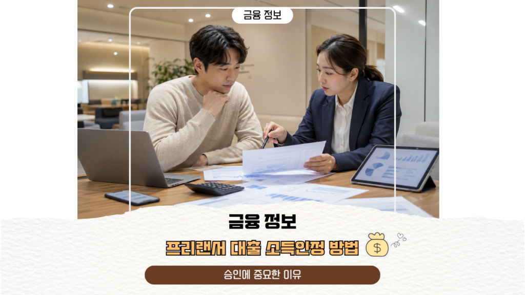 프리랜서 대출 소득인정 방법, 승인에 중요한 이유